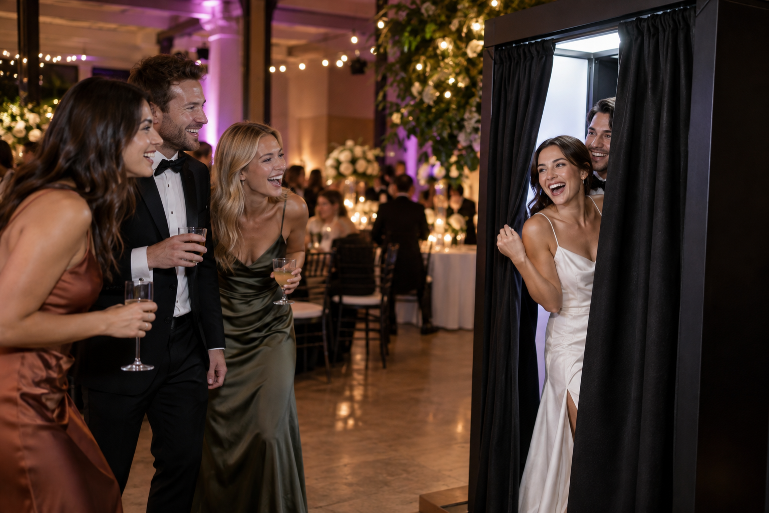 Events & Pop-ups using a self-service photobooth